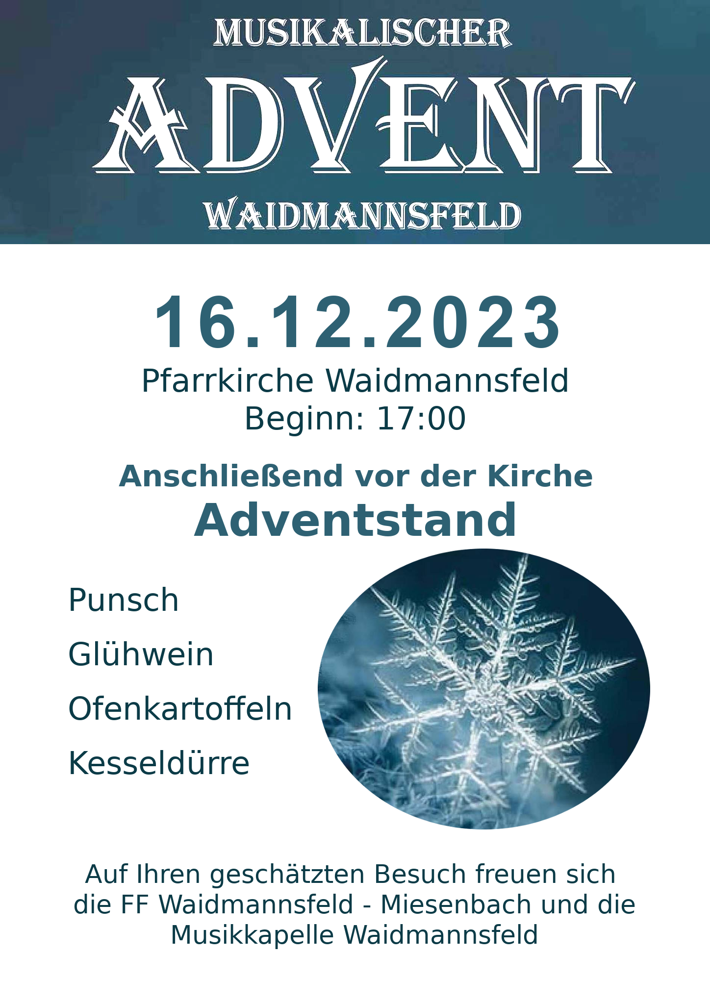Musikalischer Advent Waidmannsfeld